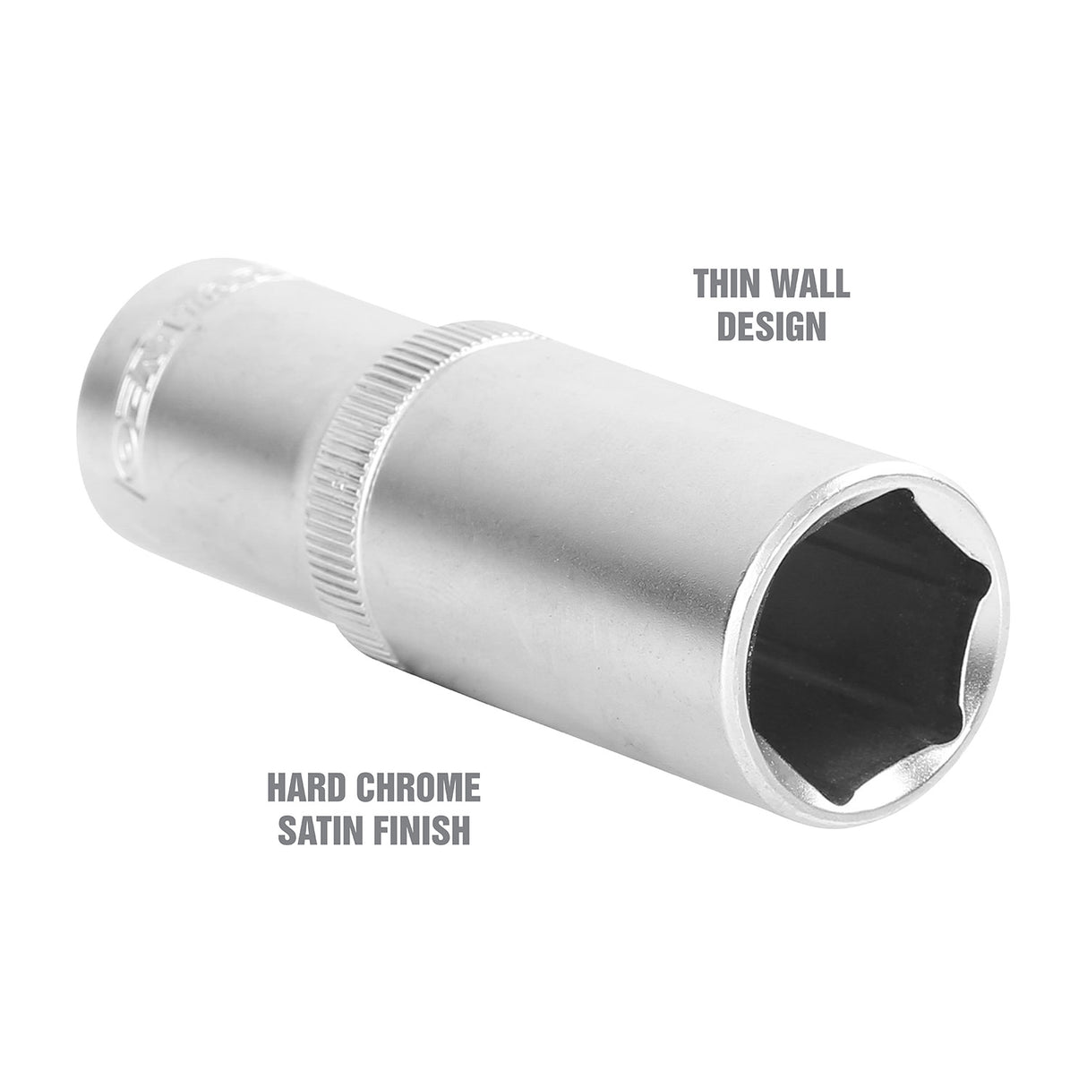 OEMTOOLS 22424 1/2 Inch Drive 6 Pt. Deep Wall Socket (3/4 Inch) Additional Image 2