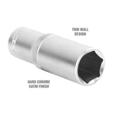 OEMTOOLS 22424 1/2 Inch Drive 6 Pt. Deep Wall Socket (3/4 Inch) Additional Image 2