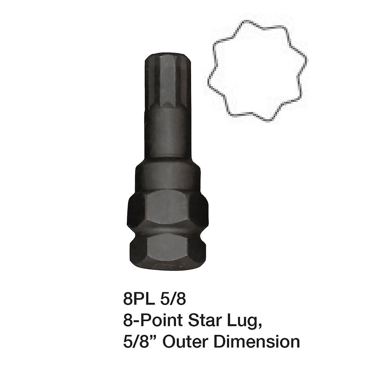 OEMTOOLS 24447N 8PL 5/8in. 8 Pt. Star Main Image