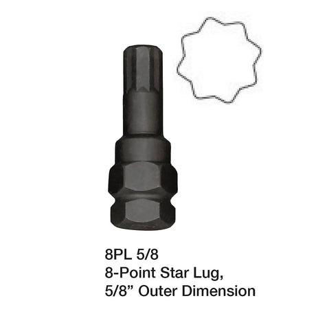 OEMTOOLS 24447N 8PL 5/8in. 8 Pt. Star Main Image