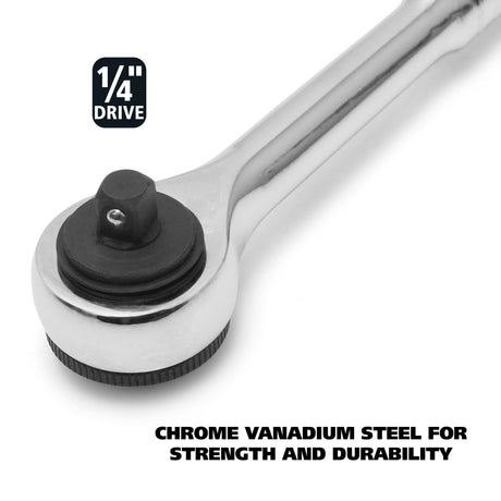 GreatNeck RA14 1/4 Drive Ratchet Additional Image 2