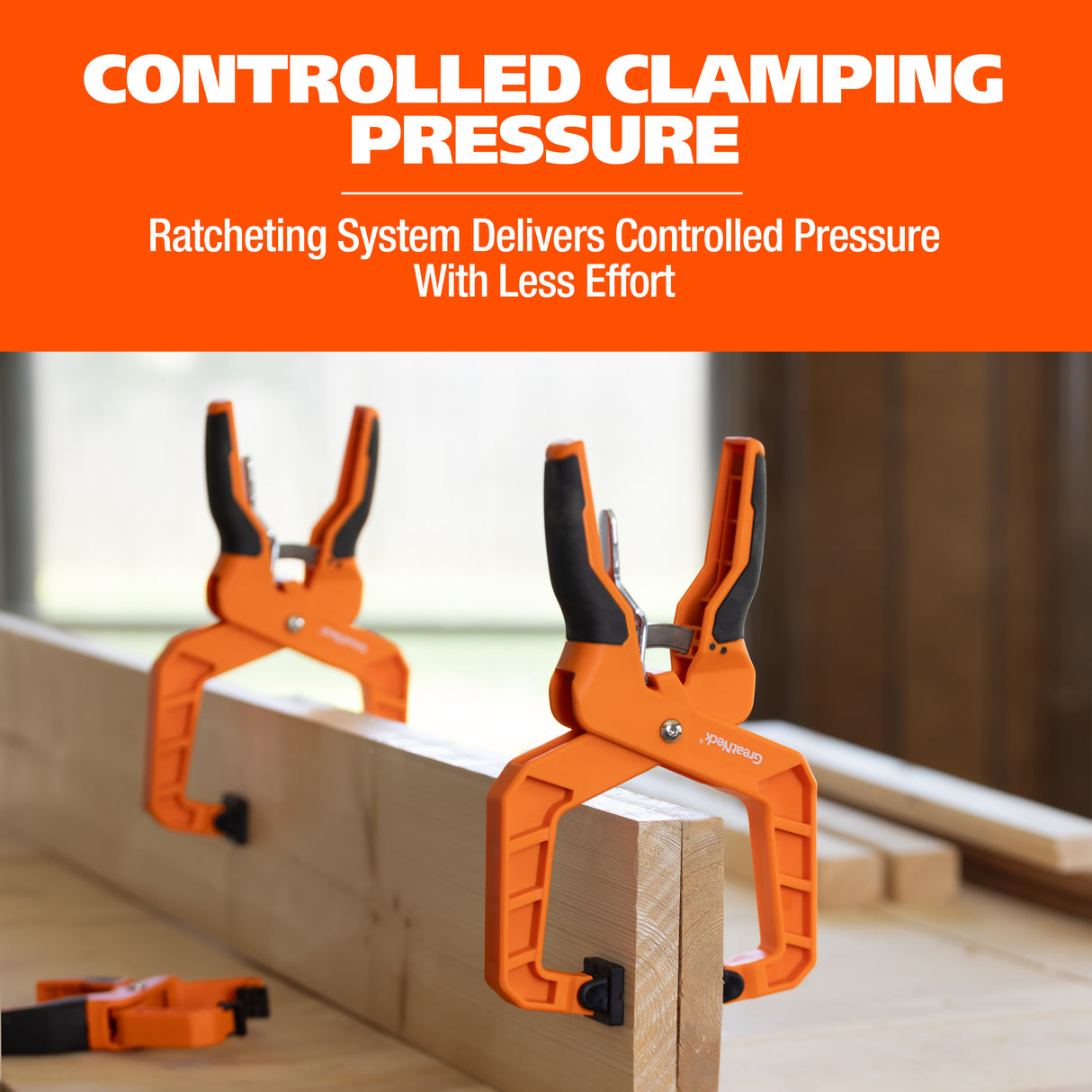 Great Neck 74306 Ratcheting C-Clamp (4in.) Additional Image 5