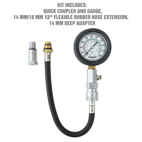 OEMTOOLS 37138 Compression Tester Gauge Set Additional Image 4
