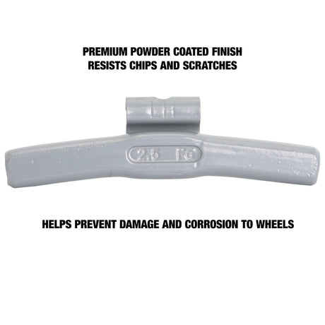 OEMTOOLS 23304 2.5 Oz. LH Style Steel Wheel Weight - 1 Box of 25 Additional Image 3