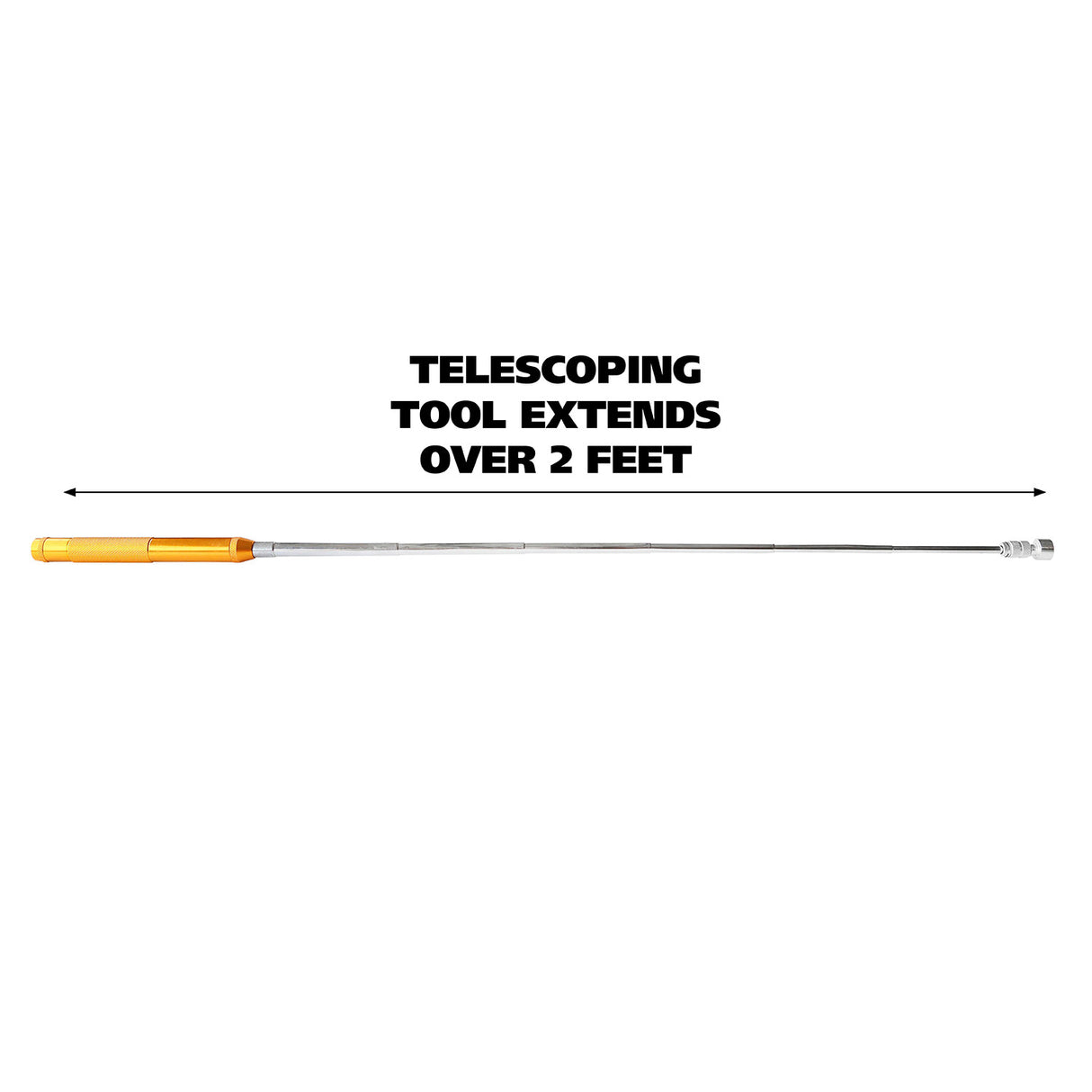 GreatNeck 74222 Lighted Pick-Up Tool with Mirror Additional Image 2