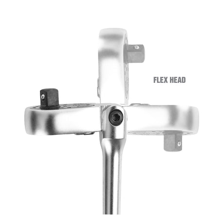 OEMTOOLS 22901 1/4 Drive Ratchet with Standard Handle and Flex Head (6 Inch) Additional Image 3