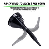 OEMTOOLS 87258 Flex Funnel with Hose and Filter Additional Image 1