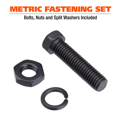 GreatNeck 68233 255-Piece Nut and Bolt Assortment, MM, Black Additional Image 1