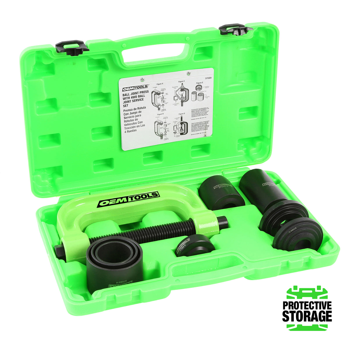 OEMTOOLS 37089 Ball Joint Press with 4WD Ball Joint Service Set Additional Image 1
