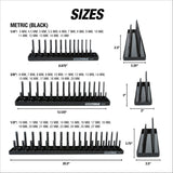 OEMTOOLS 22418 6 Piece SAE and Metric Socket Tray Set (Orange and Black) Additional Image 3