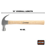 GreatNeck M16C Curved Claw Hammer (16 Oz.) Additional Image 1