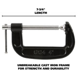 GreatNeck CC4 C-Clamp (4 Inch) Additional Image 1