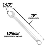 OEMTOOLS 22044 1-1/8 Inch Combination Wrench (SAE) Additional Image 2