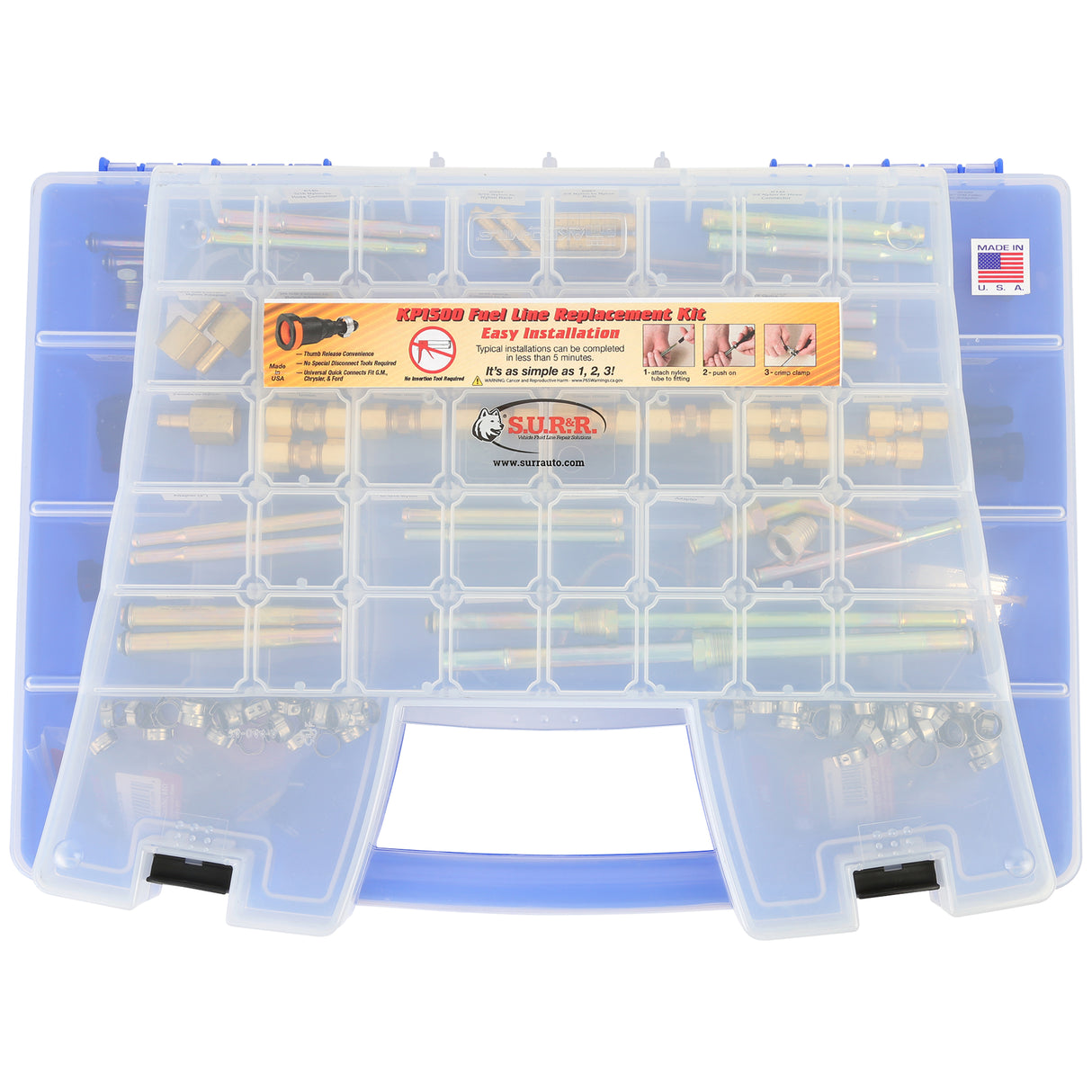 SUR&R Deluxe Fuel Line Replacement Kit Additional Image 1