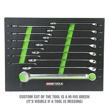 OEMTOOLS 23993 14 Piece Combo Wrench Set (SAE) Additional Image 2