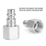 OEMTOOLS 26133 High Flow 7 Piece Coupler & Plug Kit, 1/4in. Body, 3/8in. NPT Additional Image 4