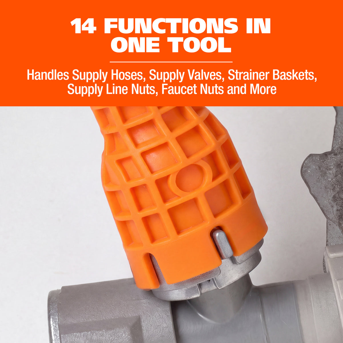 GreatNeck 74203 14-in-1 Multi-Functional Faucet Wrench Additional Image 2