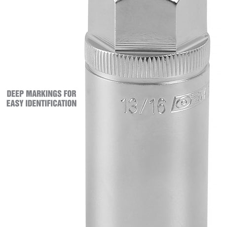 OEMTOOLS 22889 13/16 Inch 1/2in. Drive Magnetic Spark Plug Socket Additional Image 4