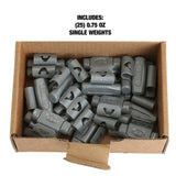 OEMTOOLS 23220 0.75 Oz. MC Style Steel Wheel Weight - 1 Box of 25 Additional Image 4