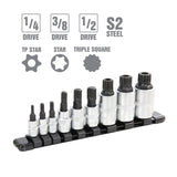 OEMTOOLS 25953 9 Piece Multi-Drive Triple Square Bit Set Additional Image 1