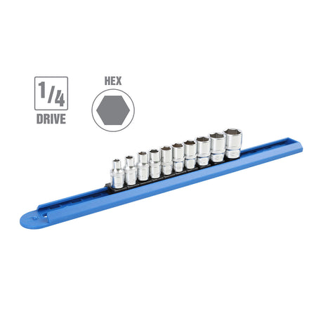 OEMTOOLS 22952 10 Piece 1/4in. Drive Socket Set (SAE) Additional Image 1