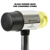 GreatNeck 55PM Steel Plastic/Rubber Mallet (12 Oz.) Additional Image 2