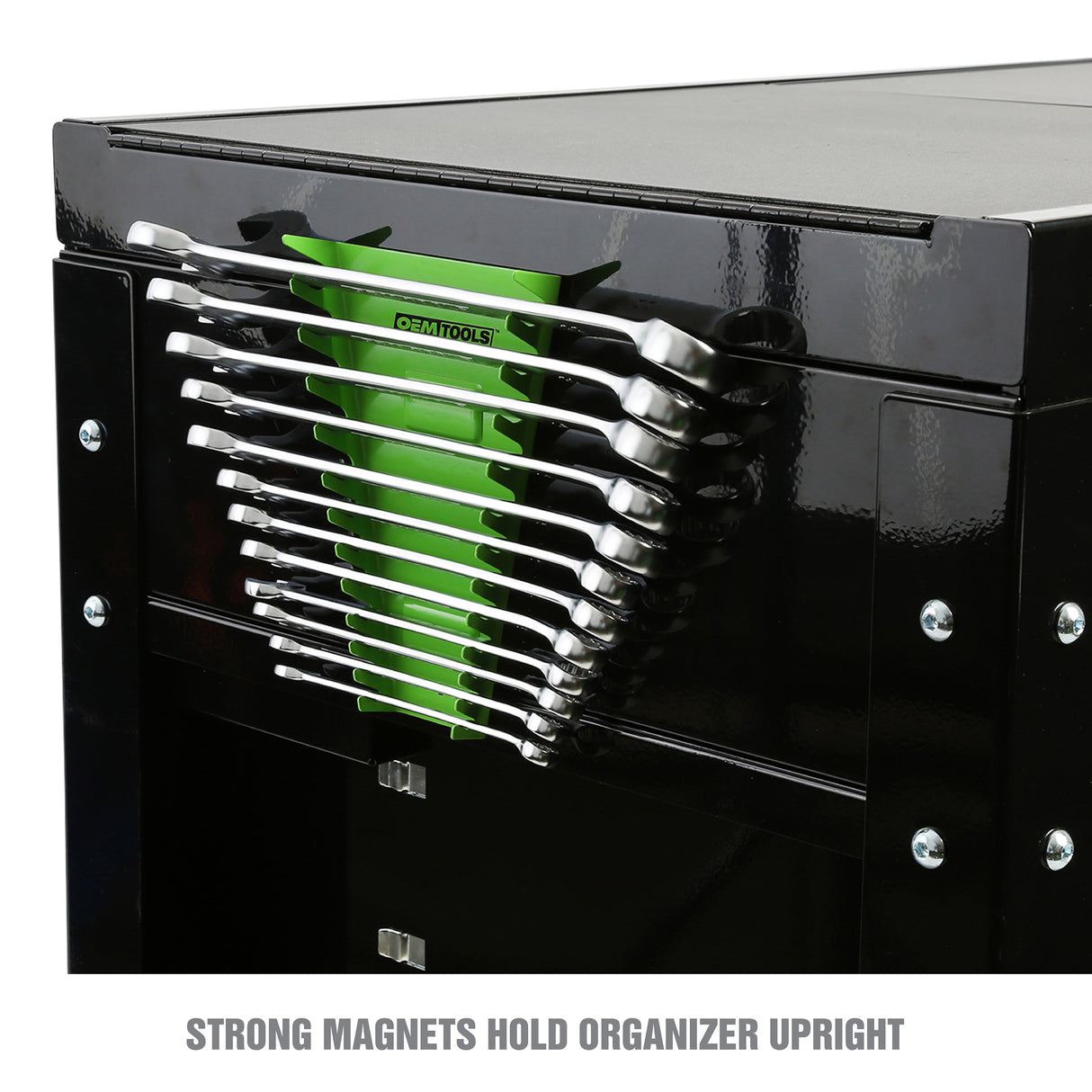 OEMTOOLS 22177 Pro Magnetic Wrench Organizer - Green Additional Image 7