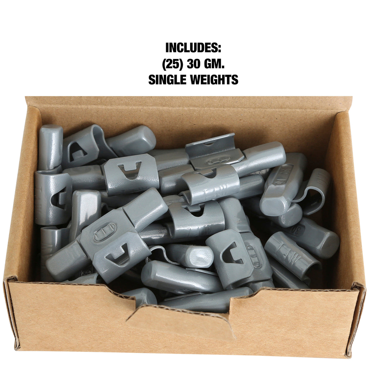 OEMTOOLS 23277 30 gm. IW Style Steel Wheel Weight - 1 Box of 25 Additional Image 4