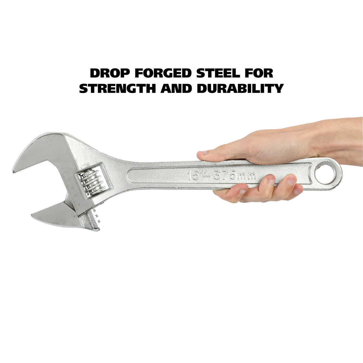 GreatNeck AW15B Adjustable Wrench (15 Inch) Additional Image 4