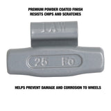 OEMTOOLS 23273 25 gm. IW Style Steel Wheel Weight - 1 Box of 25 Additional Image 3