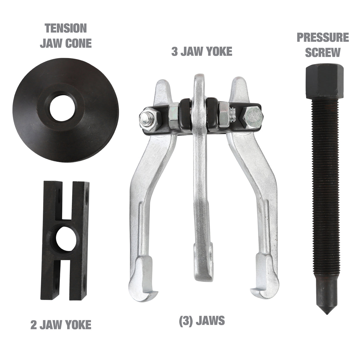 OEMTOOLS 27184 3 Inch 2/3 Jaw Puller Attachment Additional Image 3