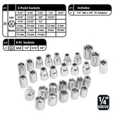 GreatNeck SCS52 Multi-Drive Socket and Ratchet Set Additional Image 4