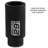 OEMTOOLS 25151 1/2in. Drive Axle Nut Socket (29 mm) Additional Image 2