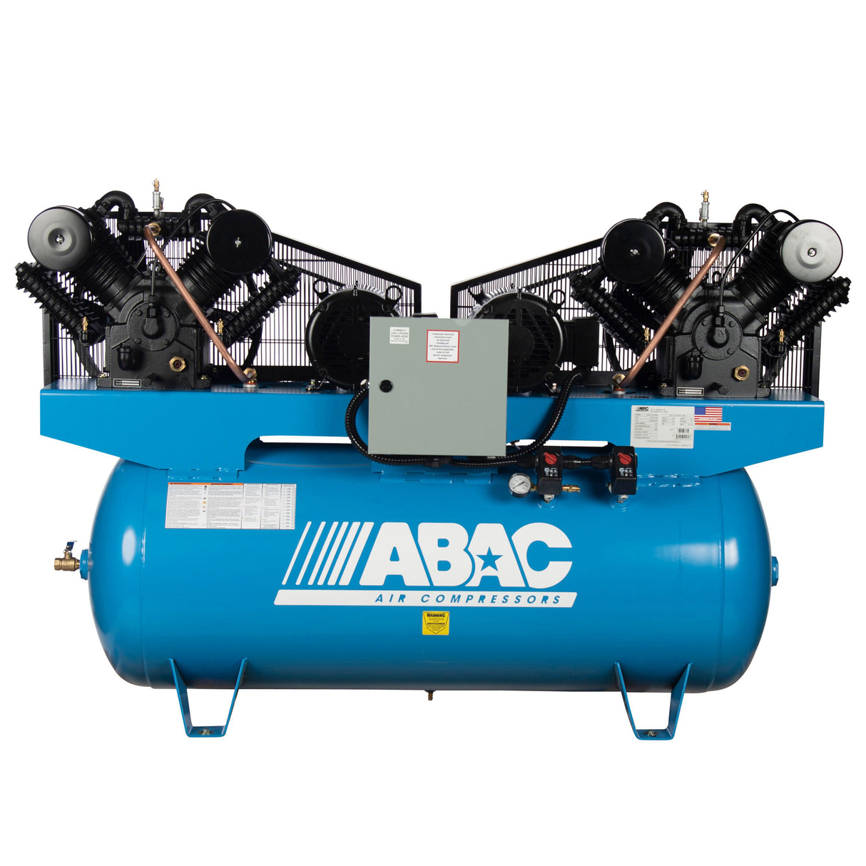 ABAC ABC10-23200HD 10 HP 2x10 Duplex 230V 3Ph Air Compressor Main Image