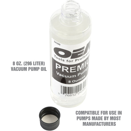 OEMTOOLS 24399 Vacuum Pump Oil 8 Oz. Additional Image 3