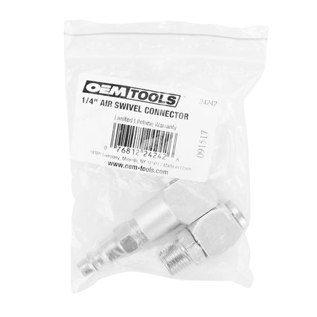 OEMTOOLS 24242 1/4in. Air Swivel Connector Additional Image 2