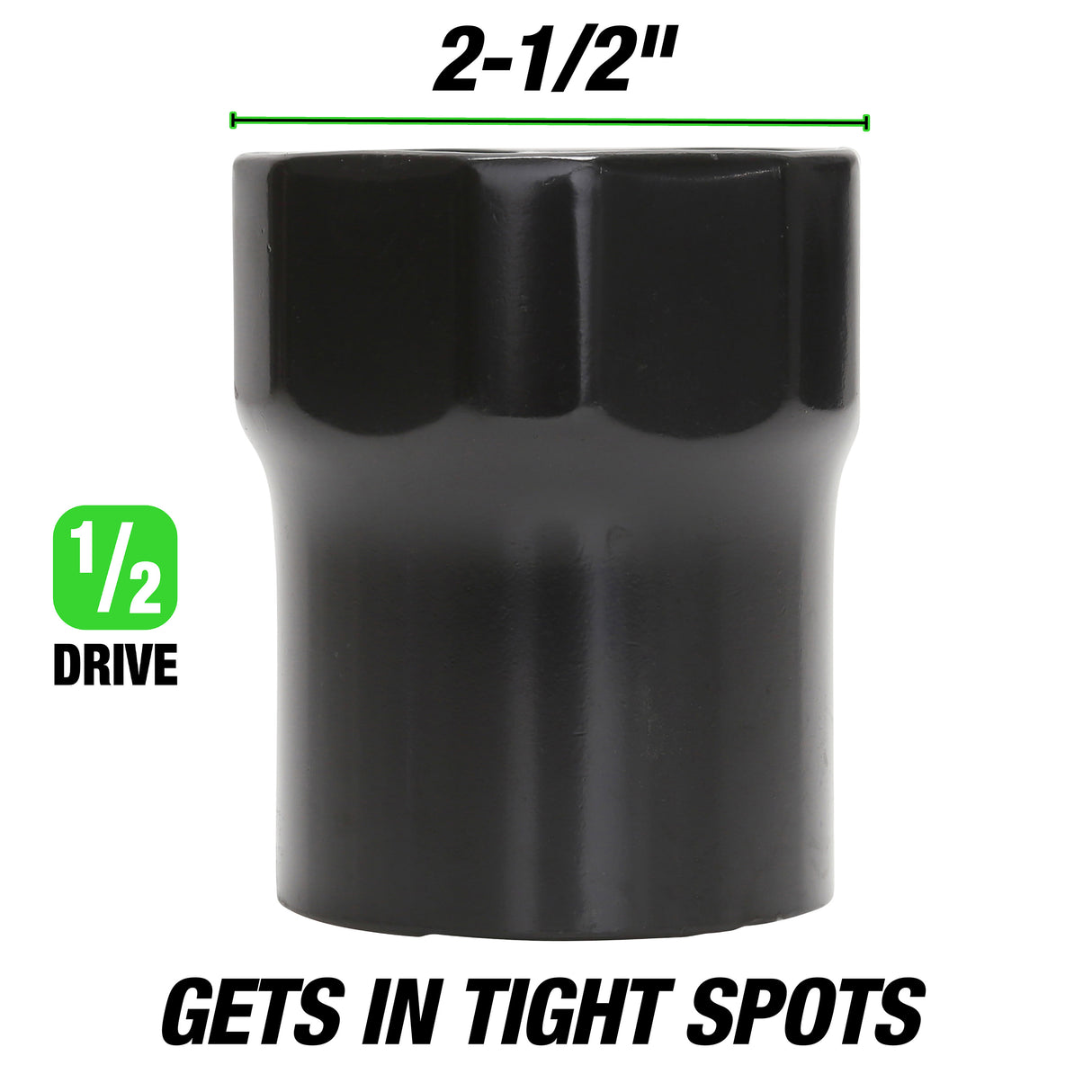 OEMTOOLS 25243 2-1/2 Inch Rounded Axle Locknut Socket Additional Image 4