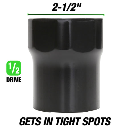 OEMTOOLS 25243 2-1/2 Inch Rounded Axle Locknut Socket Additional Image 4