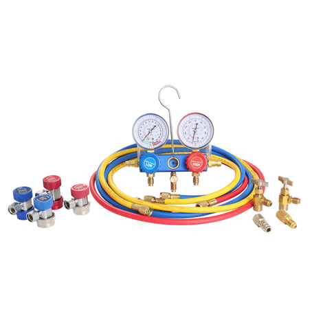OEMTOOLS 25130 Dual Aluminum Manifold Gauge Set Main Image
