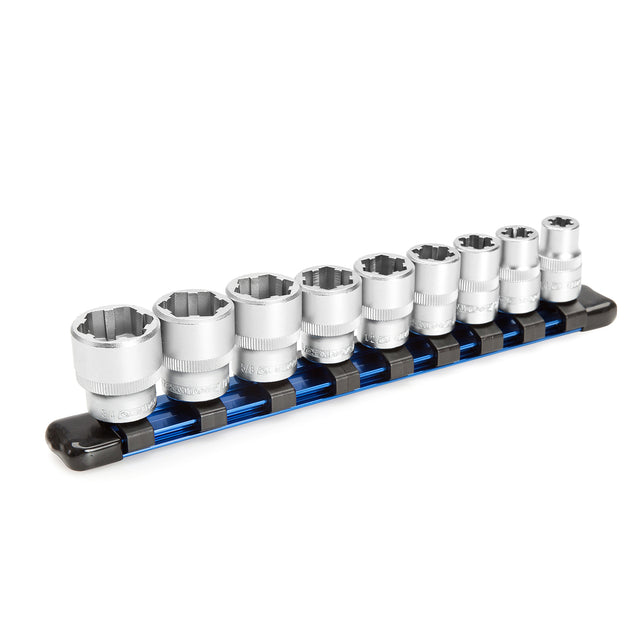 OEMTOOLS 22968 9 Piece Nut Busting Bolt Extractor Socket Set (3/8in. Drive SAE) Main Image