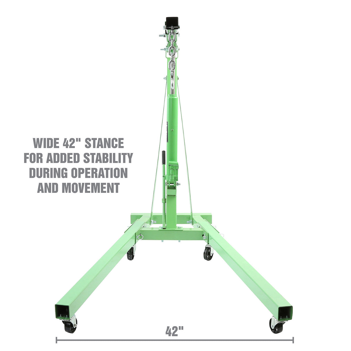 OEMTOOLS 24830 2 Ton Folding Engine Shop Crane Additional Image 6