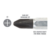 OEMTOOLS 22570 1-1/2in. #2 Phillips Screwdriver Additional Image 2