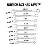 OEMTOOLS 22121 8 Piece Jumbo Combination Wrench Set (33 mm - 50 mm) Additional Image 3