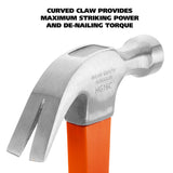 GreatNeck HG16C Fiberglass Curved Claw Hammer (16 Oz.) Additional Image 2