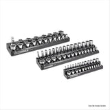 OEMTOOLS 22487 3 Piece Magnetic Socket Tray Set - Black, Metric Additional Image 1