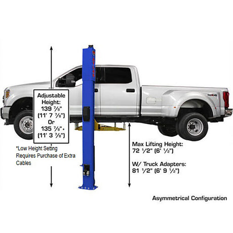 Atlas Equipment Platinum PVL10 10,000 Lb. 2-Post Lift Additional Image 5