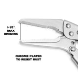 GreatNeck V65GC Long Nose Locking Pliers (6-1/2 Inch) Additional Image 3