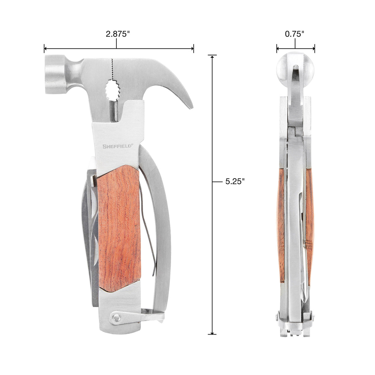 Sheffield 12913 The Hammer 14-in-1 Multi-Tool Additional Image 1