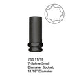 OEMTOOLS 7SS 11/16in. 7-Spline (3-Pack) Main Image