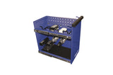 Homak 54in. TECH 7-Drawer Rolling Workstation - Blue Additional Image 1